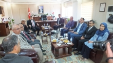 Malatya Valisi Sayın Hulusi ŞAHİN, Malatya Vergi Dairesi Başkanlığını ziyaret etti